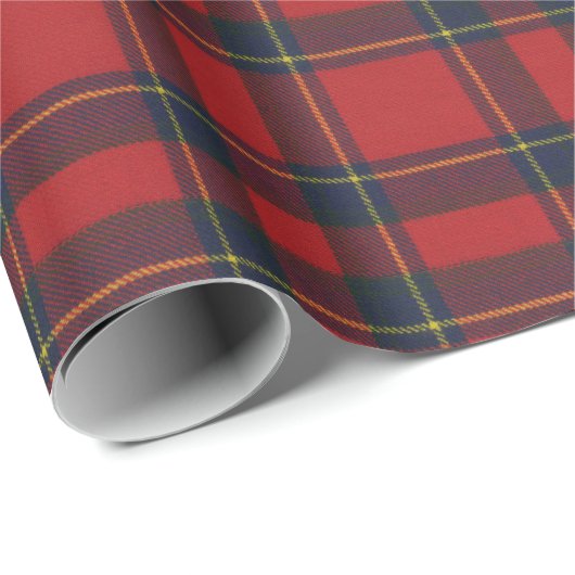 Inverness Modern Original Scottish Tartan Geschenkpapier (Rolleneckpunkt)