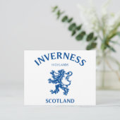 INVERNESS Schottland Postkarte (Stehend Vorderseite)