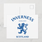 INVERNESS Schottland Postkarte (Vorne/Hinten)