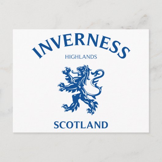 INVERNESS Schottland Postkarte (Vorderseite)