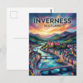Inverness Schottland Postkarte (Vorne/Hinten)