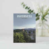 Inverness, Schottland, Sicht auf den britischen Ab Postkarte (Stehend Vorderseite)