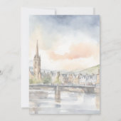 Inverness Watercolor Invitation Einladung (Rückseite)