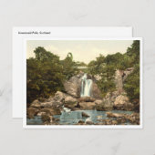 Inversaid Falls, Loch Lomond, Schottland Postkarte (Vorne/Hinten)