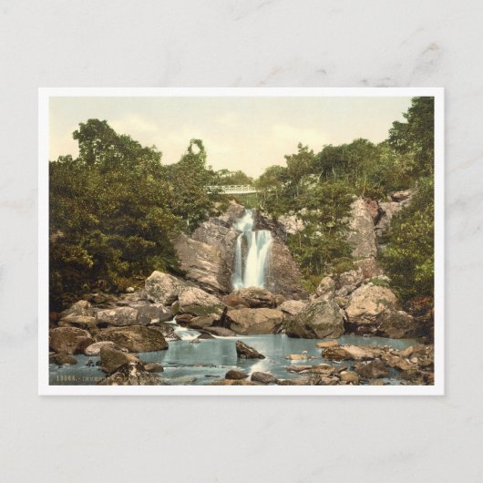 Inversaid Falls, Loch Lomond, Schottland Postkarte (Vorderseite)