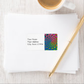 Inverse Spirale Adressaufkleber (Insitu)