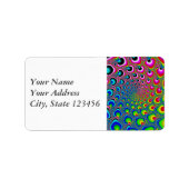 Inverse Spirale Adressaufkleber (Vorne)