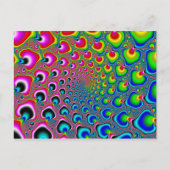 Inverse Spirale Postkarte (Vorderseite)