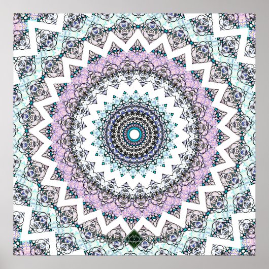 Invert Balance Mandala 2 Poster (Vorne)