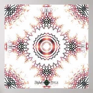 Invert Eclipse Soundwave Quer Poster