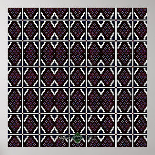 Invert Mosaic Wallpaper 2 ( Groß ) Poster