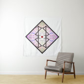 Invert Styled Tyle-Logo ( Tile ) Wandteppich (Beispiel (Horizontal))