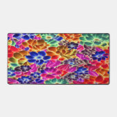 Invertierte Blume - Schreibtischmatte (Vorderseite)