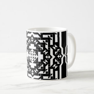 Invertierte gespiegelte Bits Kaffeetasse