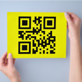 Invertierte ☻ glückliche Seite — QR-Code (Hand)