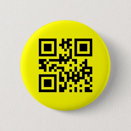 Invertierte ☻ glückliche Seite — QR-Code Button (Vorderseite)