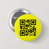 Invertierte ☻ glückliche Seite — QR-Code Button (Vorne & Hinten)
