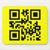 Invertierte ☻ glückliche Seite — QR-Code Mousepad (Vorne)