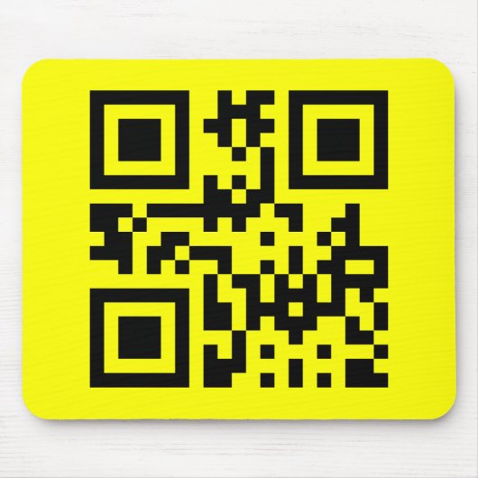 Invertierte ☻ glückliche Seite — QR-Code Mousepad (Vorne)