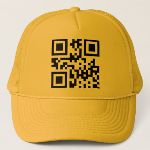 Invertierte ☻ glückliche Seite — QR-Code Truckerkappe