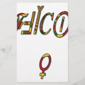 Invertierte "OFFIZIELLE" Symbolkunst Briefpapier (Vorderseite)