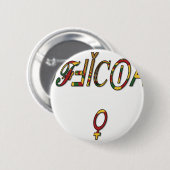 Invertierte "OFFIZIELLE" Symbolkunst Button (Vorne & Hinten)