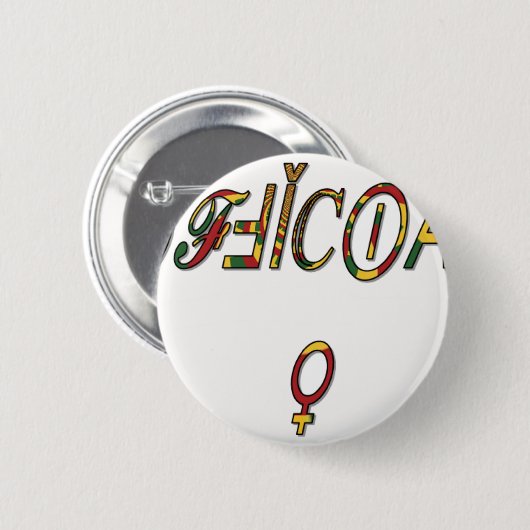 Invertierte "OFFIZIELLE" Symbolkunst Button (Vorne & Hinten)