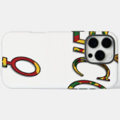 Invertierte "OFFIZIELLE Symbolkunst Case-Mate iPhone Hülle (Rückseite (Horizontal))
