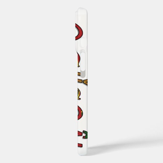 Invertierte "OFFIZIELLE" Symbolkunst Case-Mate iPhone Hülle (Rückseite / Links)