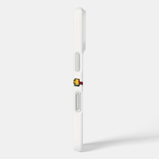 Invertierte "OFFIZIELLE" Symbolkunst Case-Mate iPhone Hülle (Rückseite / Rechts)