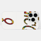 Invertierte "OFFIZIELLE Symbolkunst Case-Mate iPhone Hülle (Rückseite (Horizontal))