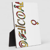 Invertierte "OFFIZIELLE" Symbolkunst Fotoplatte (Seite)