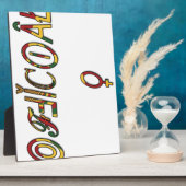 Invertierte "OFFIZIELLE" Symbolkunst Fotoplatte (Seite)