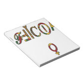 Invertierte "OFFIZIELLE" Symbolkunst Notizblock (angewinkelt)