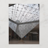 Invertierte Pyramide im Louvre Museum, Paris Postkarte (Vorderseite)