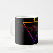 Invertierte Walhai-Tasse Kaffeetasse (Vorderseite Links)