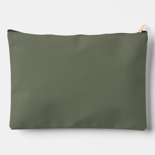 Invertierter Duo Moss Green Custom Pouch Zubehörtasche (Rückseite)