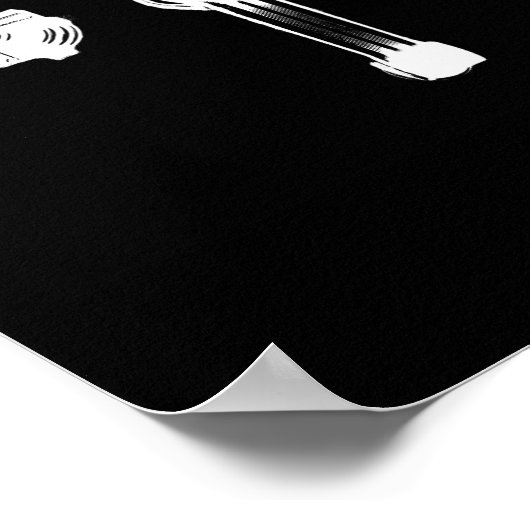 Invertierter Wasserhahn Poster (Ecke)