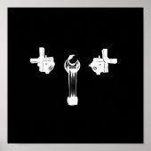 Invertierter Wasserhahn Poster (Vorne)