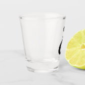 Invertiertes Fragezeichen Schnapsglas (Links)
