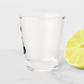 Invertiertes Fragezeichen Schnapsglas (Rechts)