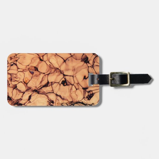 Invertiertes glasklares Wasser Gepäckanhänger (Vorderseite horizontal)