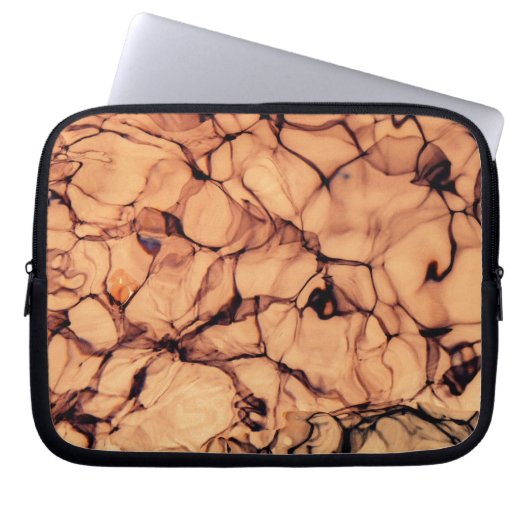 Invertiertes glasklares Wasser Laptopschutzhülle (Vorderseite)