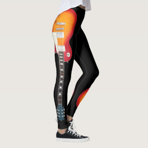 INVERTIERTES ICONIC SUNBURST ELEKTRIC GUITAR LEGGINGS