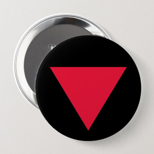 invertiertes rotes Dreieck Button (Vorne & Hinten)