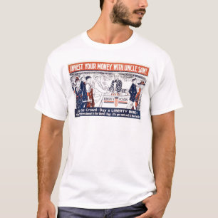 Investieren Sie Ihr Geld mit Uncle Sam T-Shirt