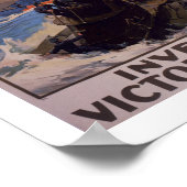 Investieren Sie in den Siegeskredit Poster (Ecke)