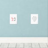 Investieren Sie in Ihre Gesundheit, es ist der wer Bilderwand Sets (Holzboden)