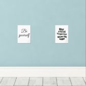 Investieren Sie in Ihren Geist, es ist das Wertvol Bilderwand Sets (Holzboden)