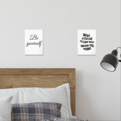 Investieren Sie in Ihren Geist, es ist das Wertvol Bilderwand Sets (Schlafzimmer)